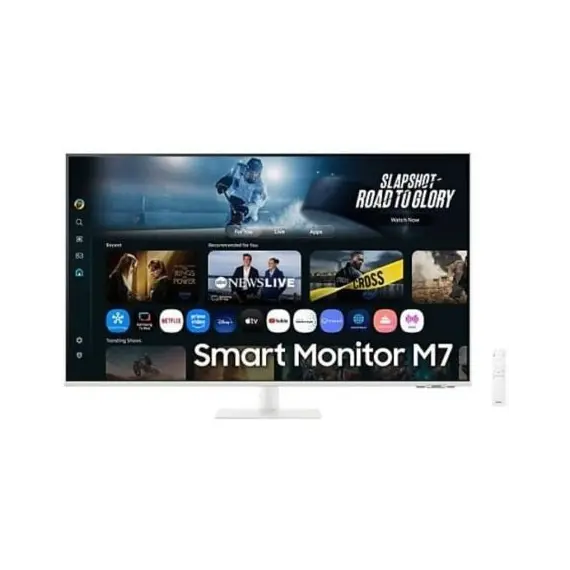 Monitor Samsung Smart M7 S32FM701UU 32'' 4K - Multimédia e Smart TV em Branco | bluepixel.pt