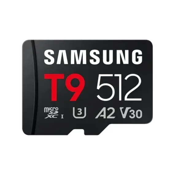Tarjeta de Memoria Samsung P9 512GB microSD XC/ Clase 10/ 200MBs