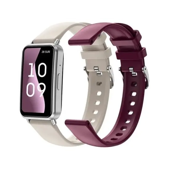 Smartwatch SPC Duo Fit/ Notificaciones/ Frecuencia Cardíaca/ Blanco