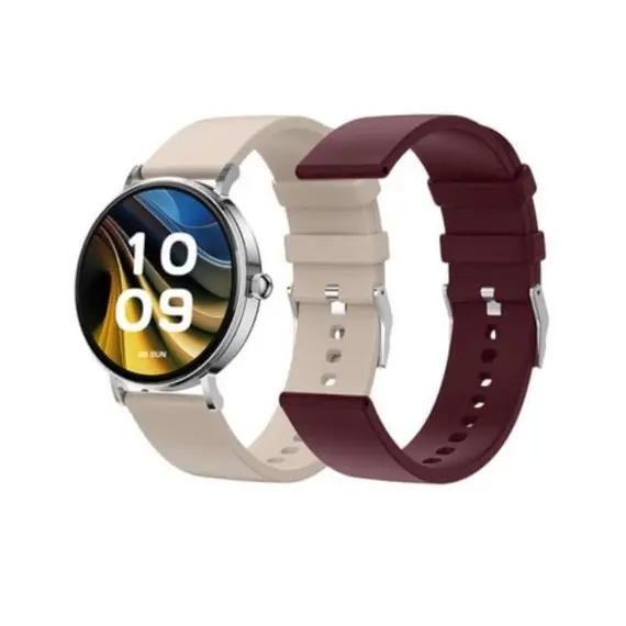 Smartwatch SPC Smartee Duo Velvet 9656B/ Notificaciones/ Frecuencia Cardíaca/ Blanco