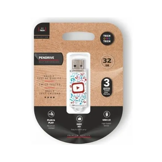 Pendrive 32GB Tech One Tech Video Dream USB 2.0