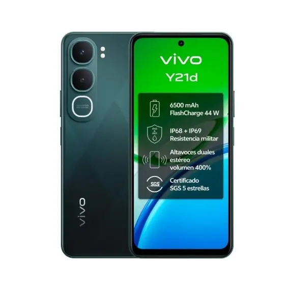 Smartphone Vivo Y21d 4GB/ 128GB/ 6.68'/ Verde