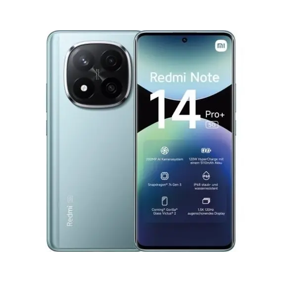 Smartphone Xiaomi Redmi Note 14 Pro+ 12GB/ 512GB/ 6.67'/ 5G/ Azul