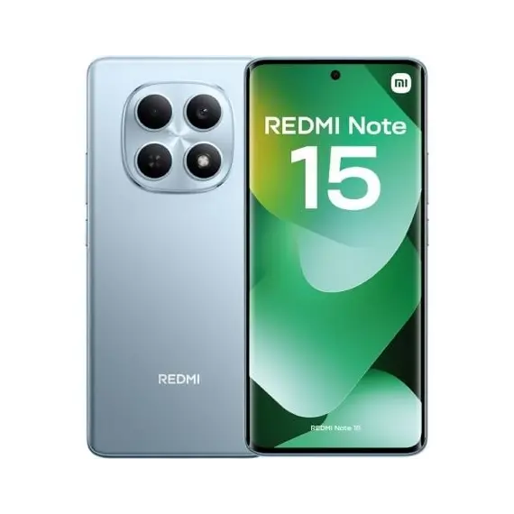 Smartphone Xiaomi Redmi Note 15 8GB/ 128GB/ 6.77'/ Azul Glaciar