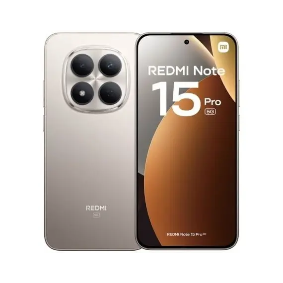 Smartphone Xiaomi Redmi Note 15 Pro 8GB/ 256GB/ 6.83'/ 5G/ Titanio
