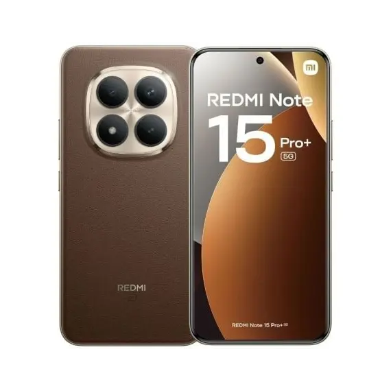 Smartphone Xiaomi Redmi Note 15 Pro Plus 8GB/ 256GB/ 6.83'/ 5G/ Marrón