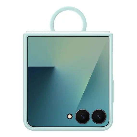 Capa de Silicone Azul Claro com Anel B7 Flip para Samsung - Marca 407 | BluePixel.pt