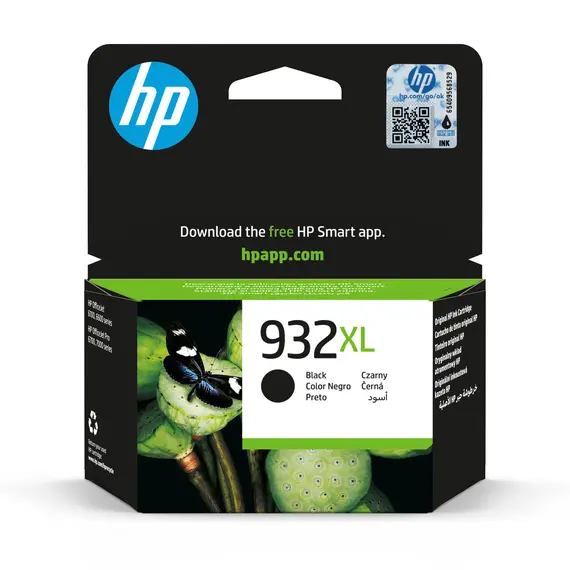 Cartucho de tinta HP 932XL CN053AE BGY preto de alta capacidade para impressoras Officejet | BluePixel.pt