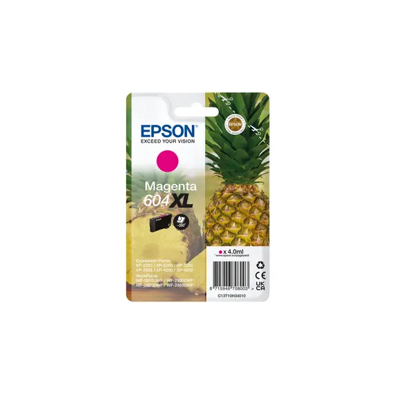 Cartucho Magenta Epson 604XL 1LB Singlepack - Inkem | BluePixel.pt