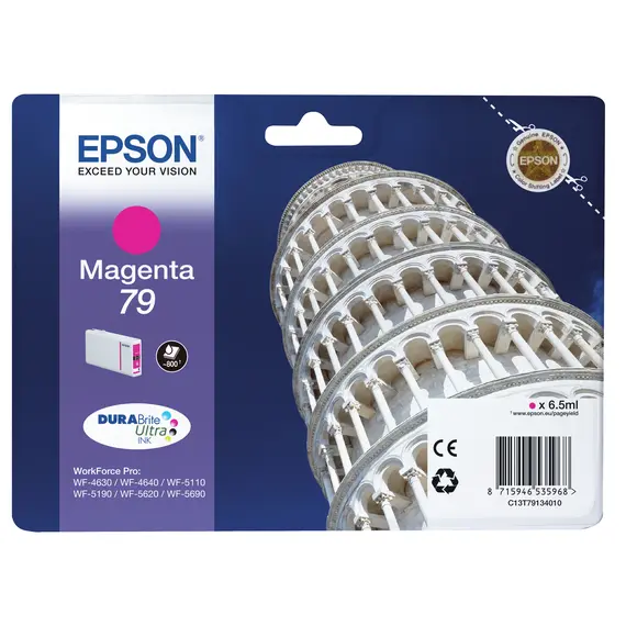 Tinteiro EPSON T79 Magenta para WorkForce Pro WF-46xx/51xx/56xx | BluePixel.pt