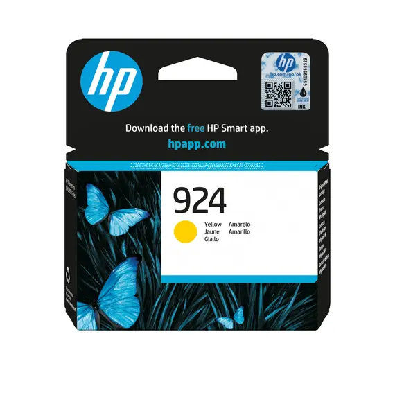 Cartucho HP 924 Yellow Original | Tinta de Alta Qualidade para Impressoras HP | bluepixel.pt
