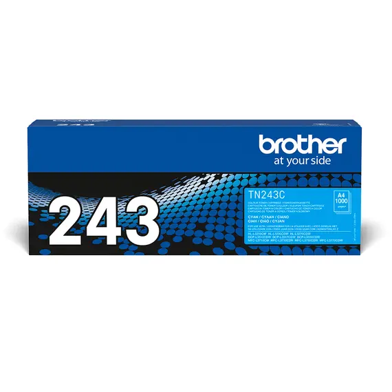 Toner Cyan TN243C da marca 32 compatível com impressoras Brother | Loja BluePixel