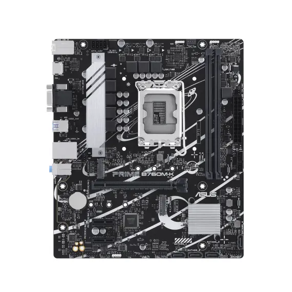 Placa-mãe ASUS PRIME B760M-K LGA 1700 microATX com suporte DDR5, SATA, HDMI 2.1 e M.2 | bluepixel.pt