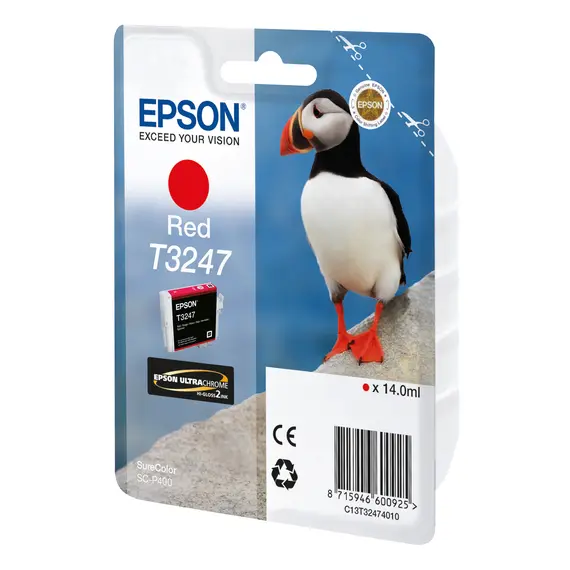 Tinteiro Epson T3247 Vermelho para SureColor SC-P400 | Alta Qualidade e Compatibilidade
