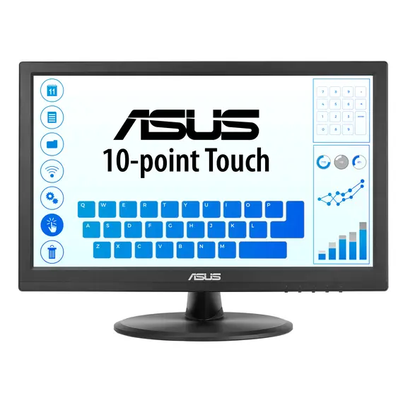 Monitor ASUS VT169HE Touch 15.6'' IPS FHD 60Hz HDMI D-Sub - Loja BluePixel