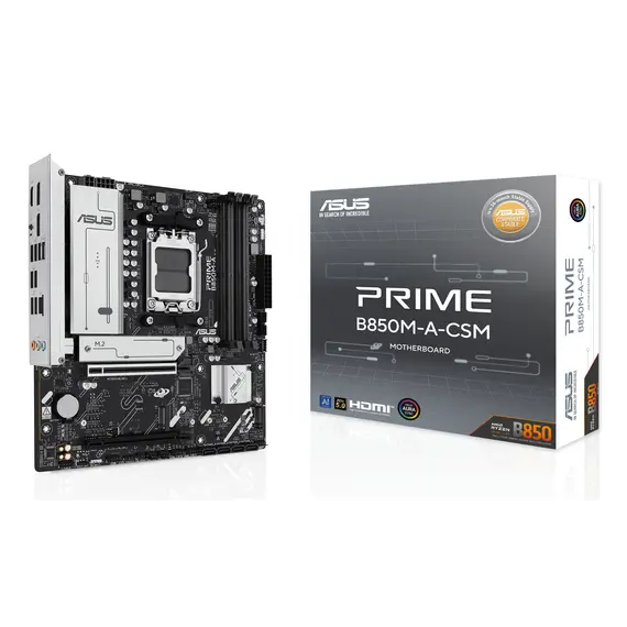 Placa-mãe ASUS AMD B850 DDR5 mATX 504 com HDMI, DP, M.2 e SATA | Loja BluePixel