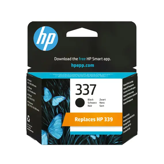 Cartucho de Tinta HP 337 Preto Original 11ml para Impressoras Deskjet 5940 e PhotoSmart 8050 | bluepixel.pt