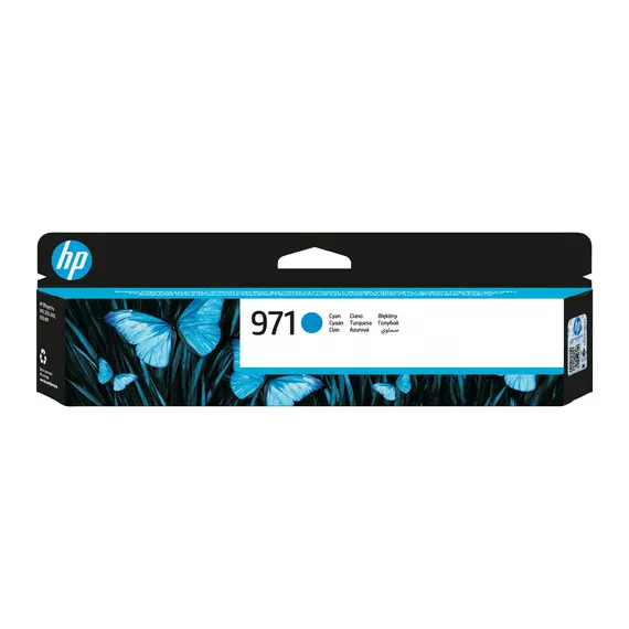 Cartucho de Tinta Original HP 971 CN622A Cyan para Impressoras HP - Alta Qualidade