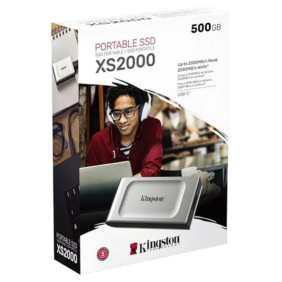 KINGSTON XS2000 PORTABLE SSD 500GB USB3.2