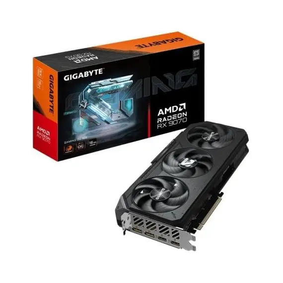 Tarjeta Gráfica Gigabyte Radeon RX 9070 Gaming OC/ 16GB GDDR6