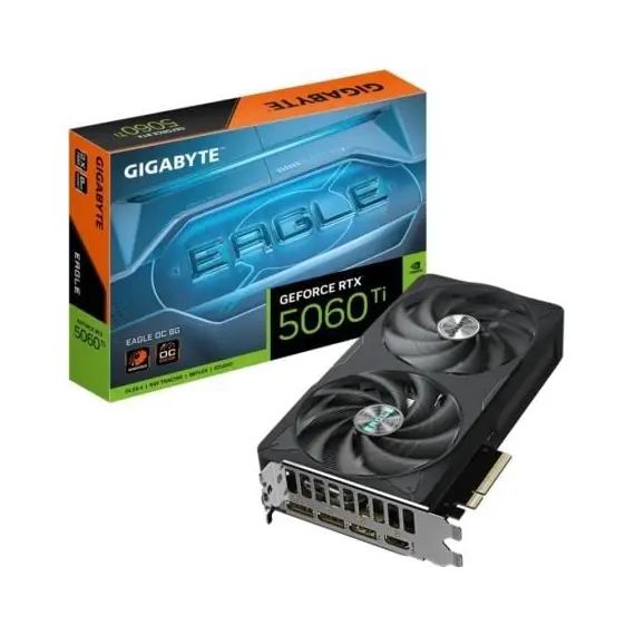 Tarjeta Gráfica Gigabyte GeForce RTX 5060 Ti Eagle OC/ 8GB GDDR7