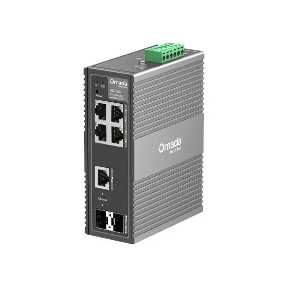 Switch Industrial TP-LINK Omada 6-Portas Gigabit - Conectividade Profissional e Duradoura