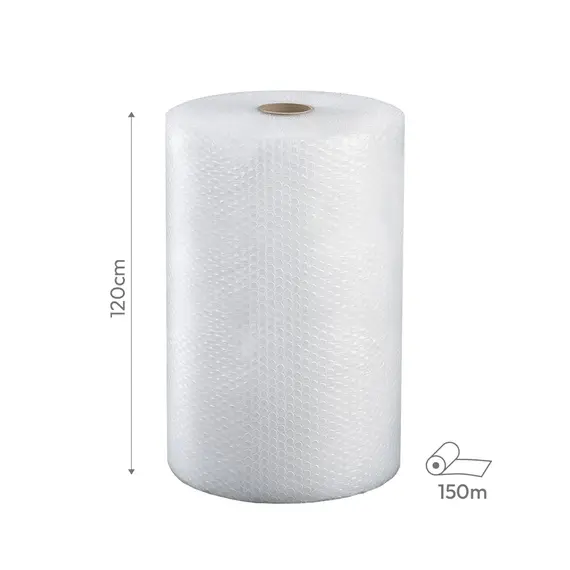 Plástico Proteção com Bolhas de Ar 120cmx150m Rolo