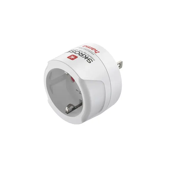 Adaptador Corrente Viagem USA Type-B Branco