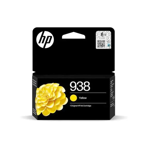 Tinteiro HP 938 Amarelo 4S6X7P - Compatível com Impressoras HP - 800 páginas | bluepixel.pt