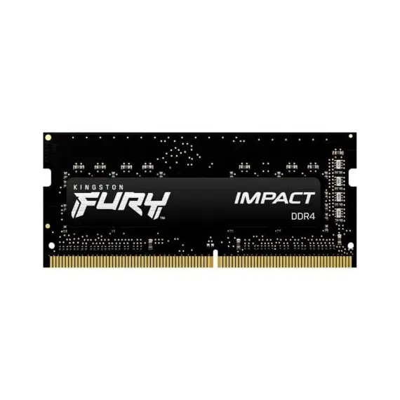 Memoria RAM Kingston FURY Impact 16GB/ DDR4/ 3200MHz/ 1.2V/ CL20/ SODIMM
