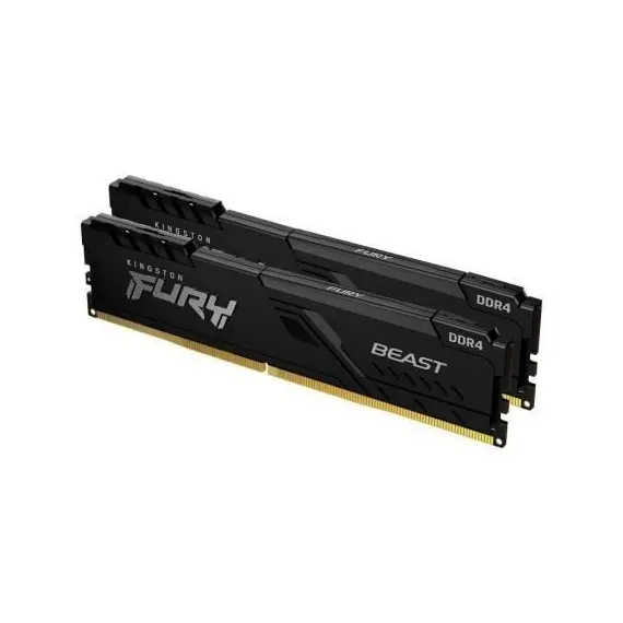 Memoria RAM Kingston FURY Beast 2 x 16GB/ DDR4/ 3200MHz/ 1.35V/ CL16/ DIMM