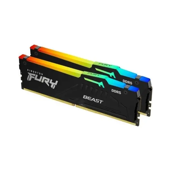 Memoria RAM Kingston FURY Beast 2 x 8GB/ DDR5/ 5600MHz/ 1.25V/ CL40/ DIMM
