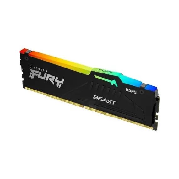 Memoria RAM Kingston FURY Beast RGB EXPO 32GB/ DDR5/ 6000MHz/ 1.35V/ CL30/ DIMM