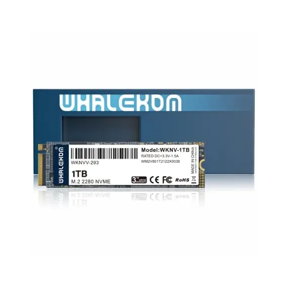 Disco SSD Whalekom WKNV 1TB/ M.2 2280 PCIe Gen3/ Full Capacity