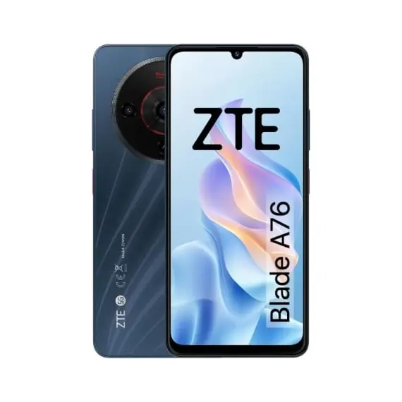 Smartphone ZTE Blade A76 6GB/ 128GB/ 6.75'/ 5G/ Negro