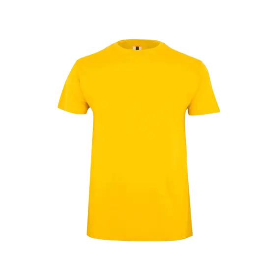 T-Shirt Adulto Algodão 155g Amarelo Tamanho S