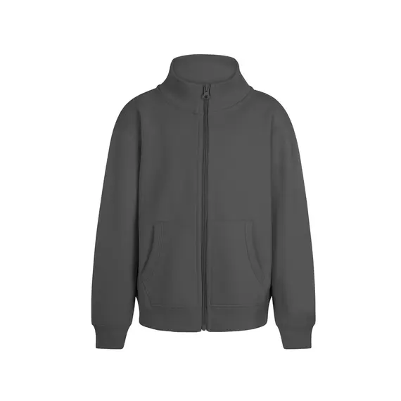 Sweatshirt Casaco Kids Cinza Escuro Tamanho 12/14