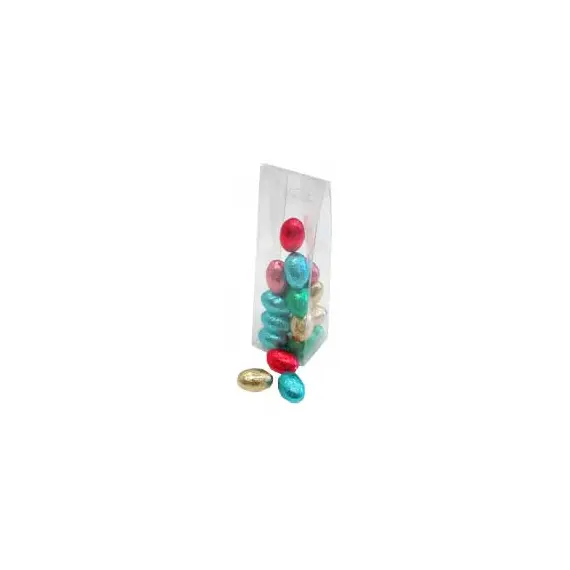 Bolsa PVC Transparente com Pala 50x40x155mm 10un