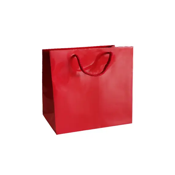 Saco 54x13x44cm Papel Couché 200g c/Asas Cordão Vermelho 1un