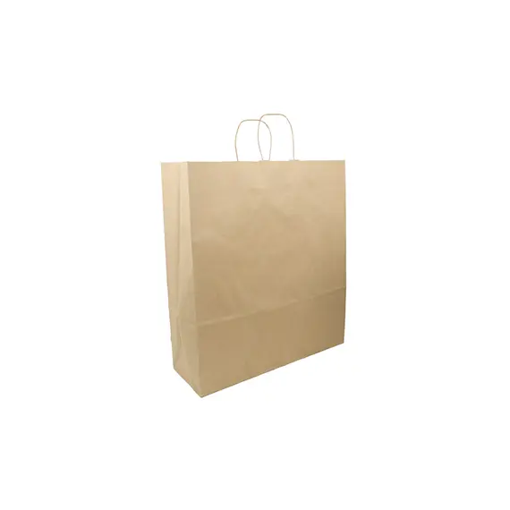 Saco 42x16x48cm Papel 115g c/Asas Kraft 1un