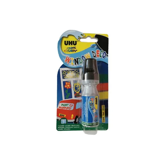 Tinta Young Creativ para Vidro em Preto 25ml