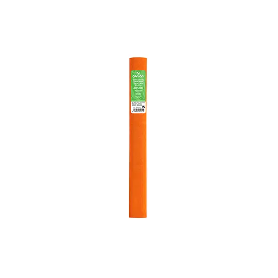 Papel Crepe Laranja 50x250cm Canson Rolo