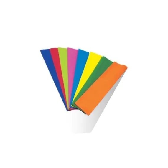 Papel Crepe Branco 50x250cm Rolo