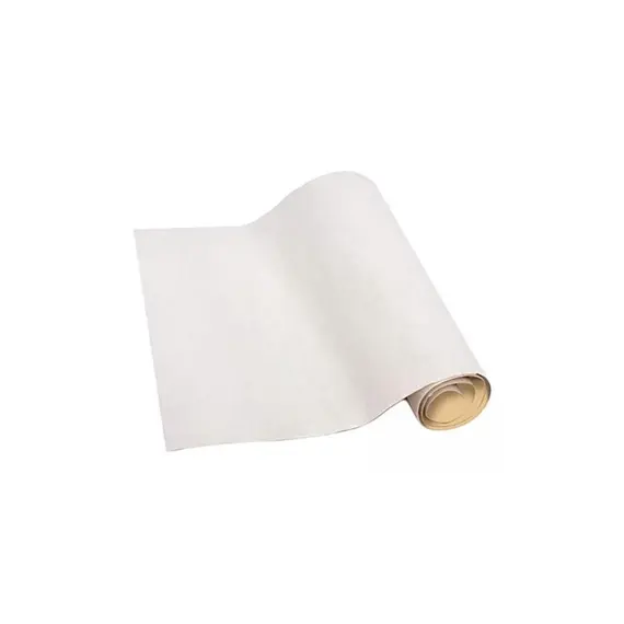 Papel Veludo Adesivo Branco 0,45x1mts Rolo