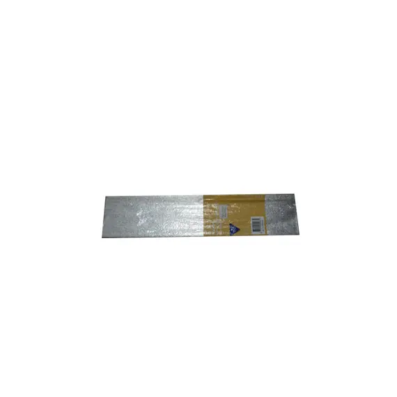 Papel Crepe Prata Metalizado 150x50cm Rolo