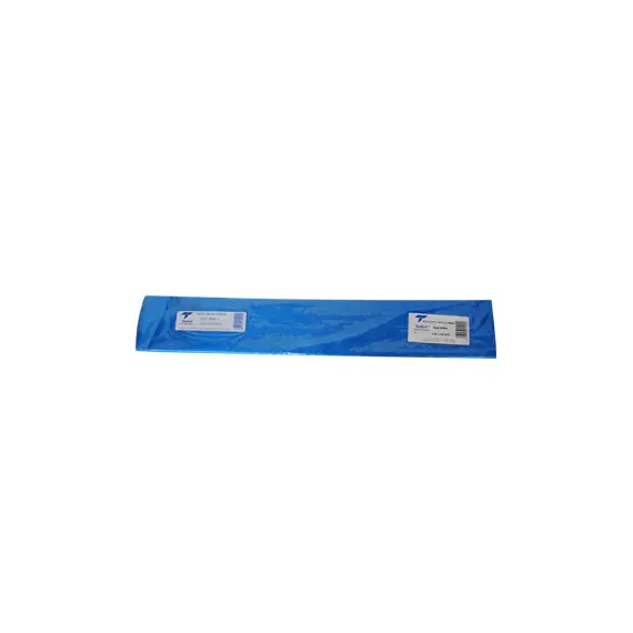 Papel Crepe Azul Metalizado 50x250cm Rolo