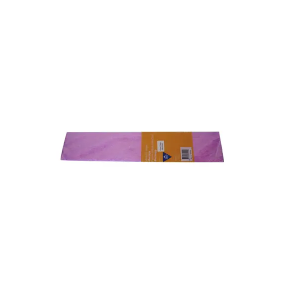 Papel Crepe Rosa Metalizado 50x150cm Rolo