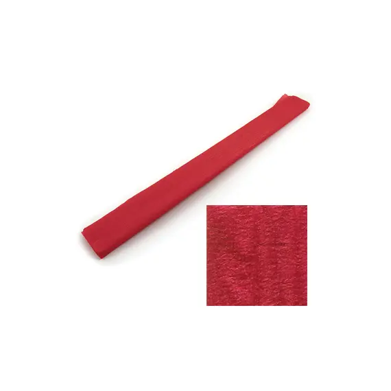 Papel Crepe Vermelho Metalizado 50x150cm Rolo