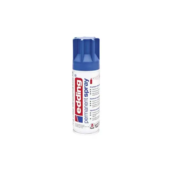 Tinta Acrílica Edding 5200 Spray 200ml Azul Genciana