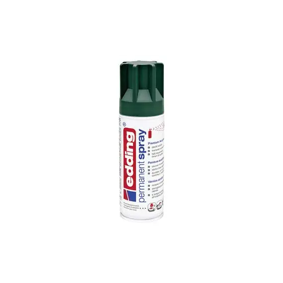 Tinta Acrílica Edding 5200 Spray 200ml Verde Musgo